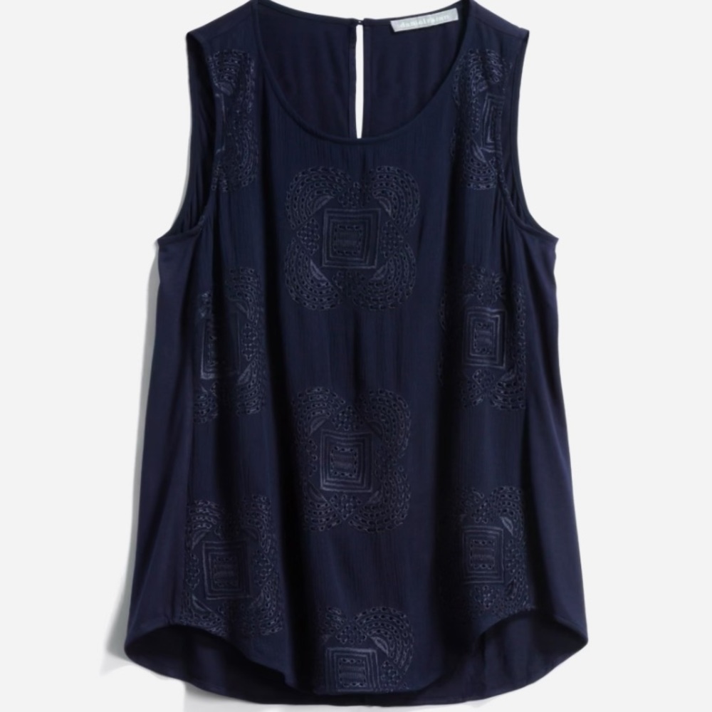Navy blue top